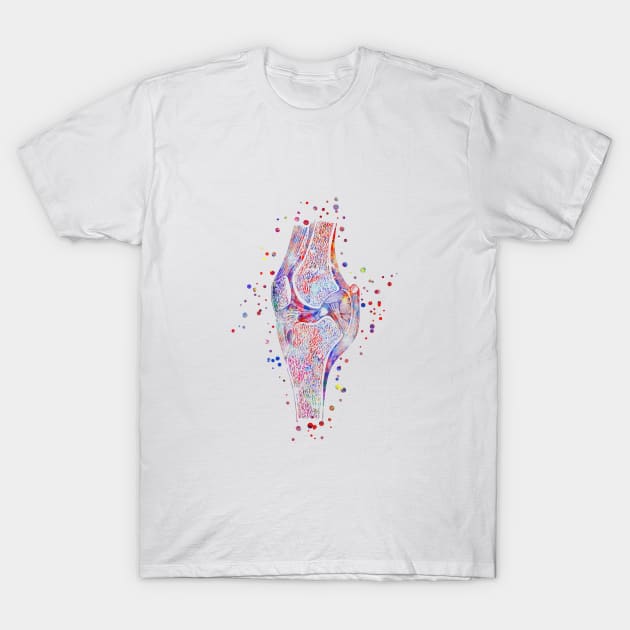 Knee T-Shirt by RosaliArt